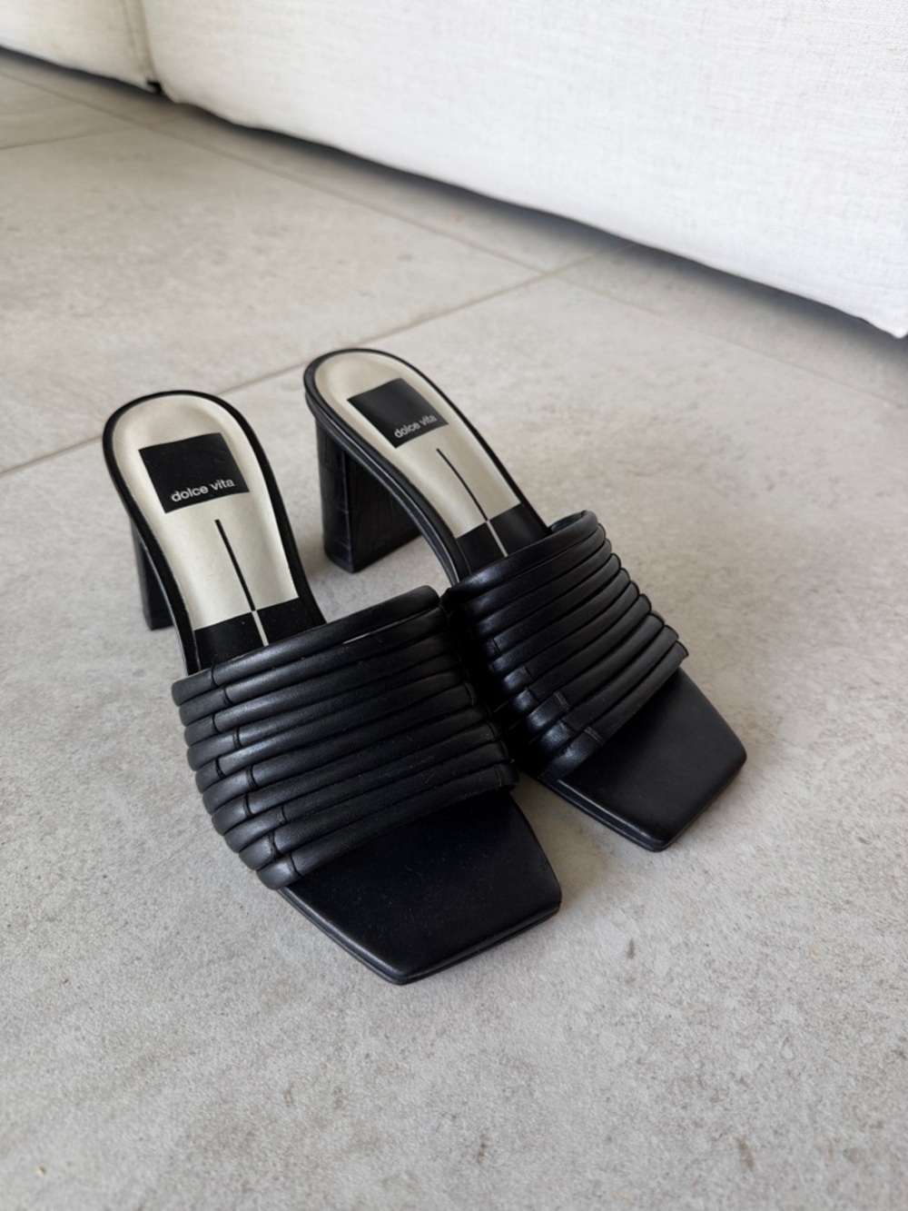 Dolce Vita Multi Strap Block Heels Sandals